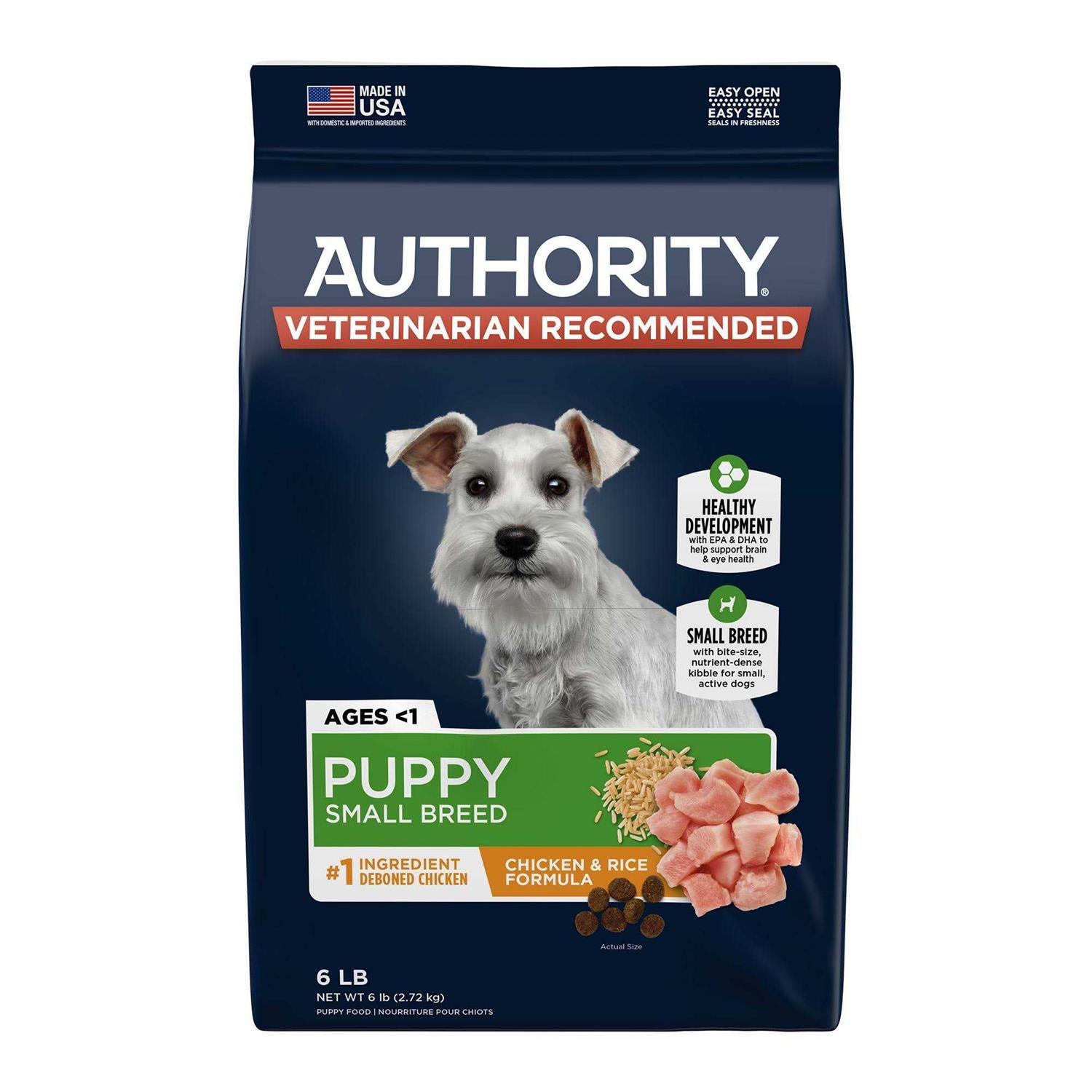 Authority Everyday Health Small Breed Puppy Dry Dog Food - Pet Supplies online store