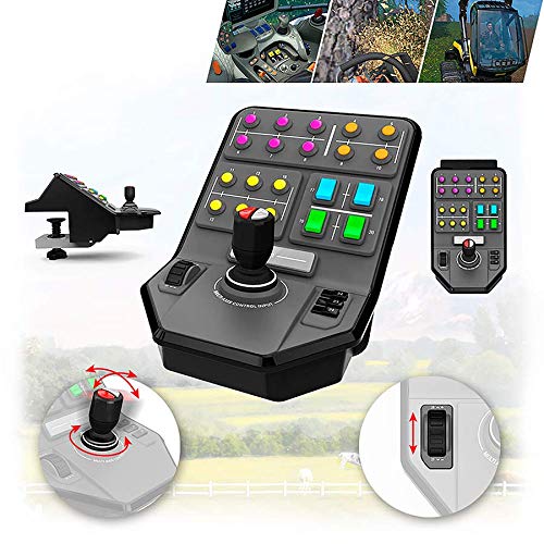 Logitech G Farm Simulator Heavy Equipment Bundle (2nd Generation), Steering Wheel Controller for Farm Simulation 2025 (and Previous Versions), Wheel, Pedals, Vehicle Side Panel Control Deck for PC