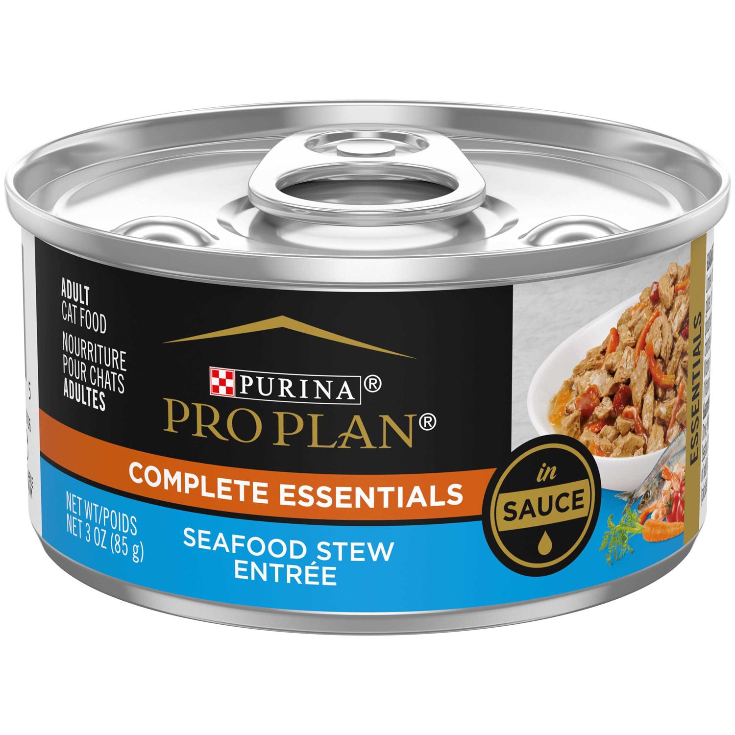 Purina Pro Plan Seafood Stew Entree in Sauce Cat Food - Pet Supplies online store