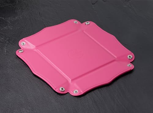 Plus Size Jewelry Tray, Vintage Valet Tray PU Leather Catchall Tray for Men Key Wallet Coin Box Travel Valet Tray(Wax Deep Green)