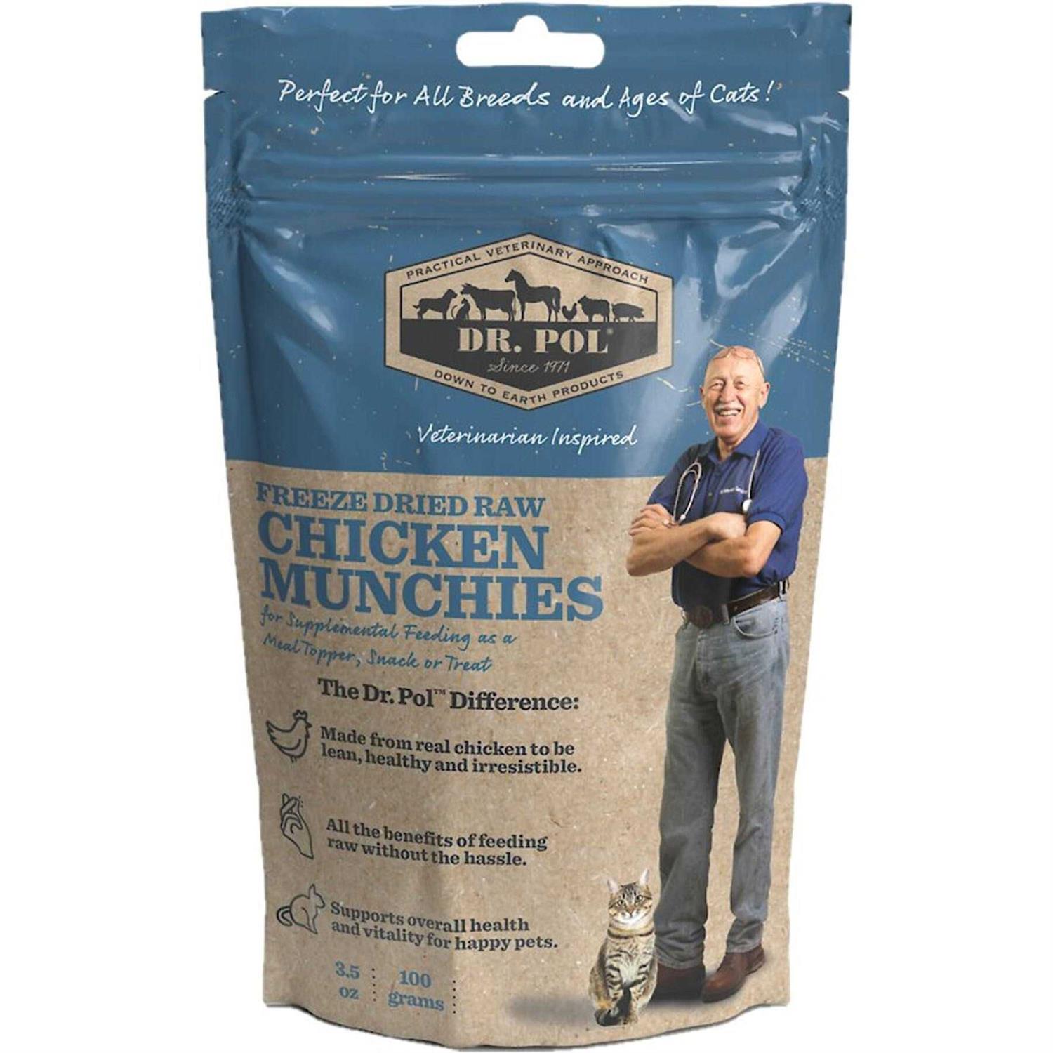 Dr. Pol Freeze Dried Munchies Cat Treat and Meal Topper - Pet Supplies online store