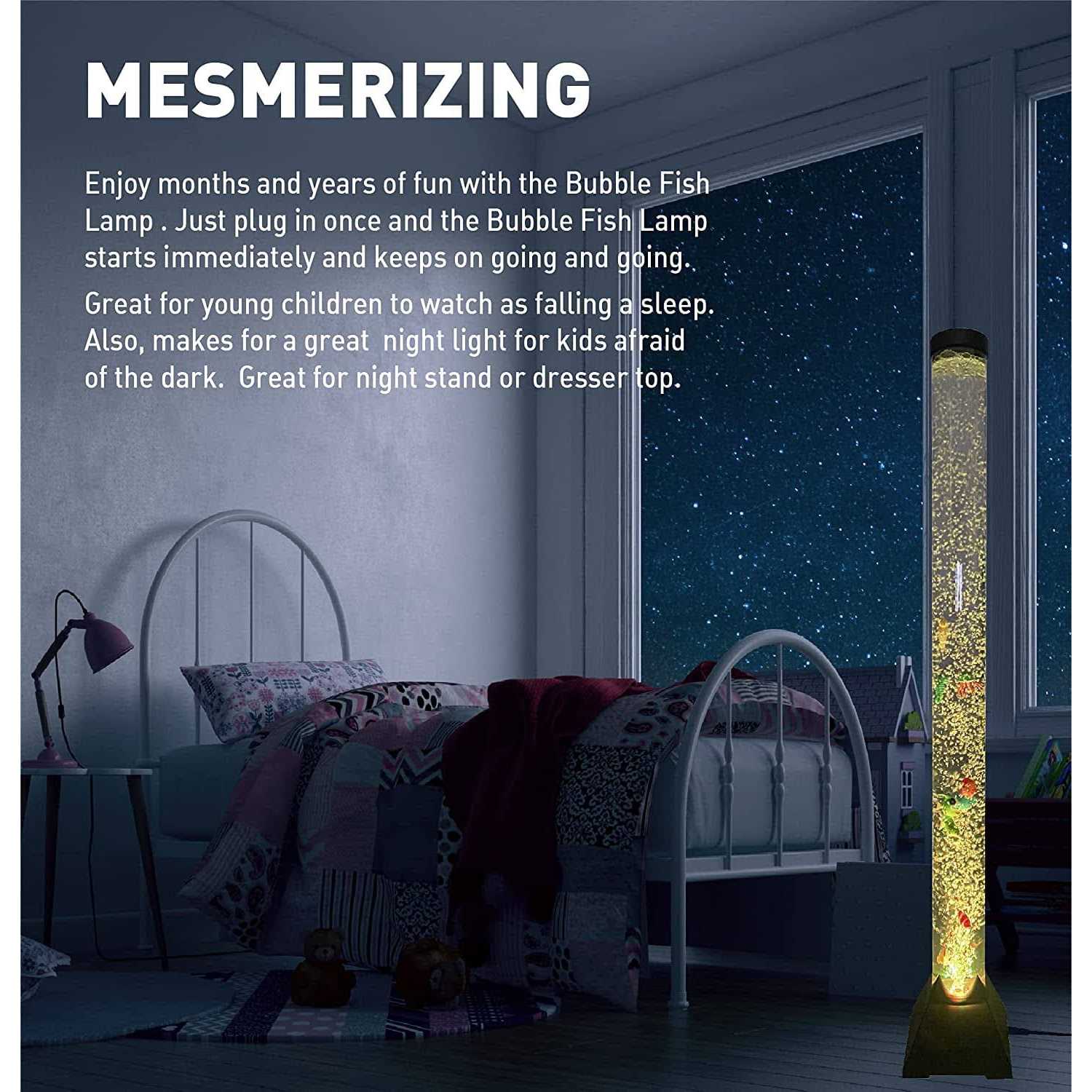 Easygo Product Bubble Fish Aquarium Lamp-Autism Sensory-Kids Room Tube Light - Pet Supplies online store