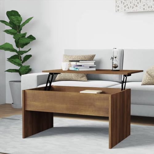 Storage Coffee Table Center Table for Living Room Cocktail Table Coffee Table Gray Sonoma 31.5