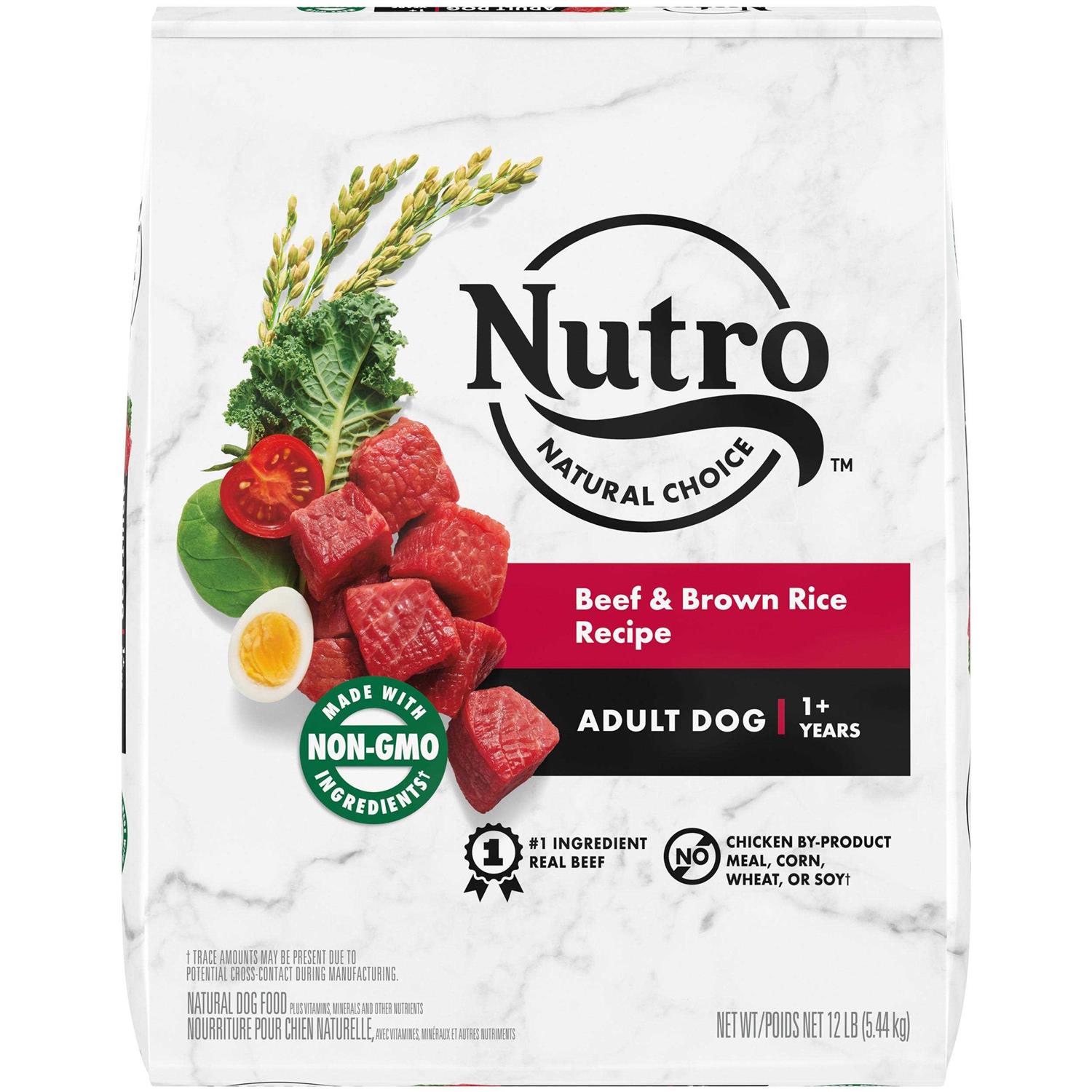 Nutro Natural Choice Adult Beef Rice Dry Dog Food - Pet Supplies online store