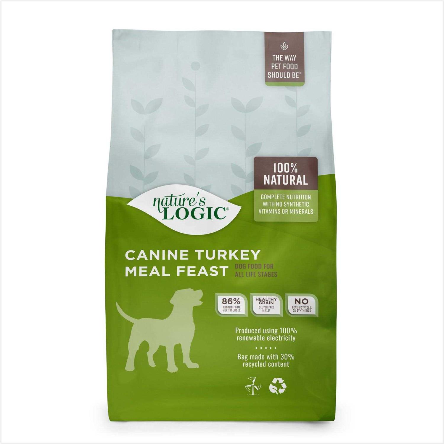 Nature&s Logic Canine Turkey Meal Feast Dry Dog Food - Pet Supplies online store