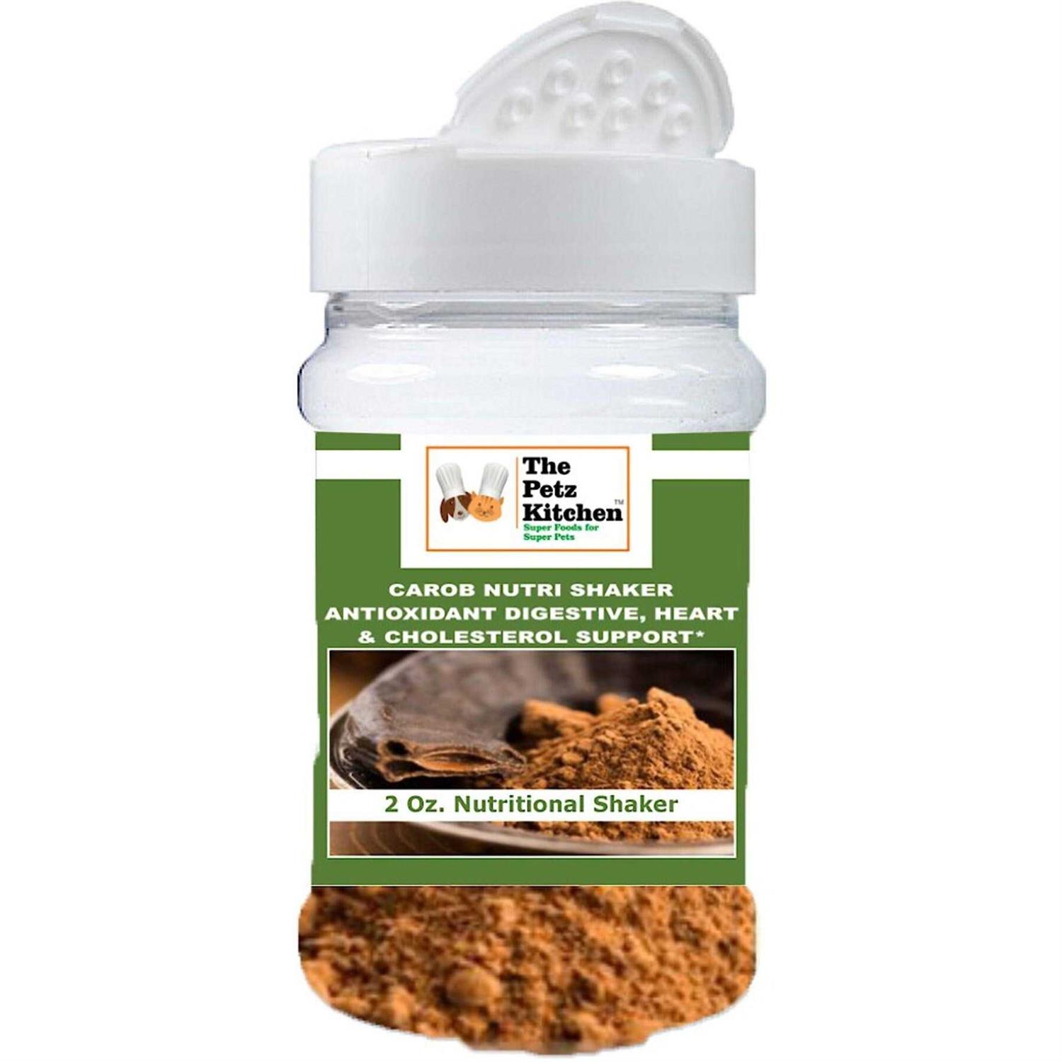 The Petz Kitchen Carob Antioxidant Digestive & Cardiovascular Support Dog & Cat Supplement - Pet Supplies online store