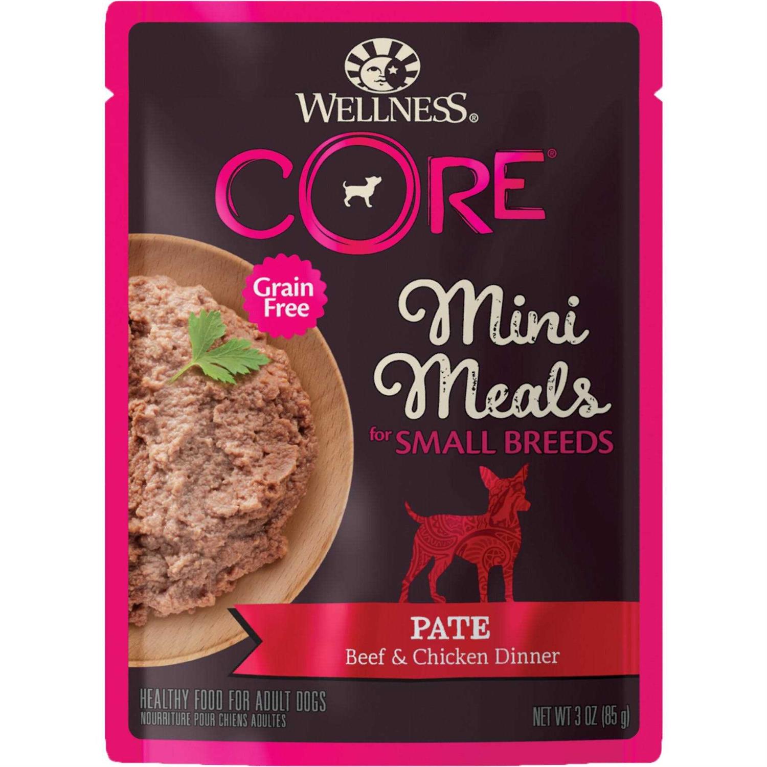 Wellness Core Natural Grain Free Small Breed Mini Meals Wet Dog Food - Pet Supplies online store