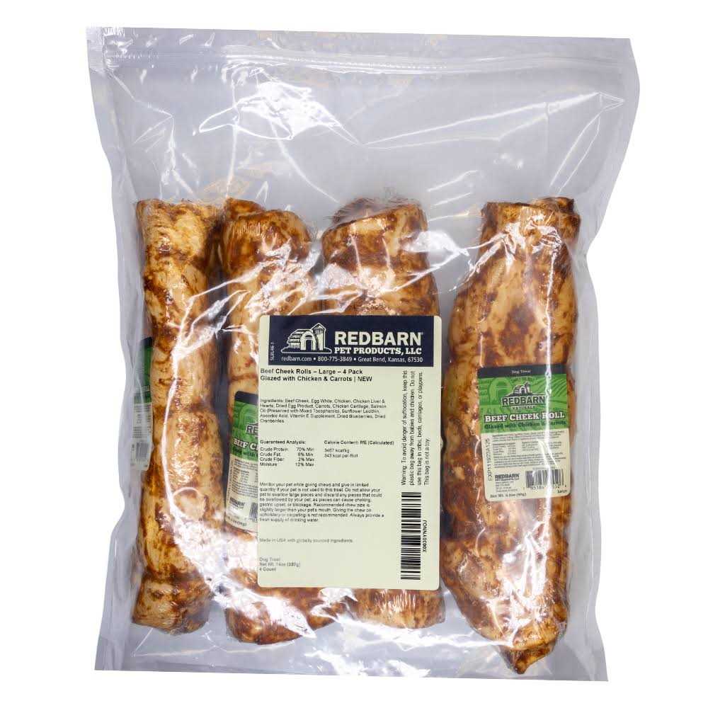 Redbarn Beef Cheek Roll Dog Large - Pet Supplies online store
