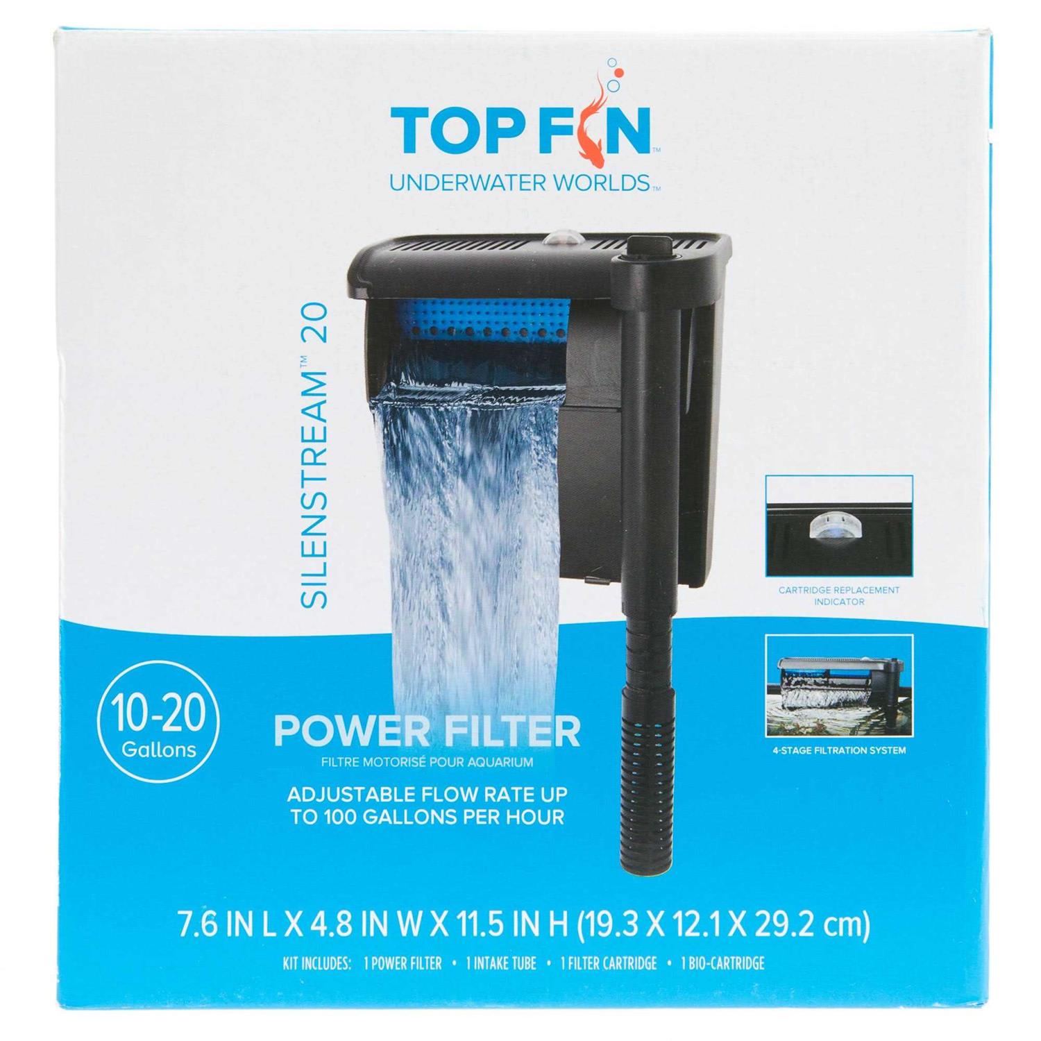 Top Fin Silenstream Power Filter - Pet Supplies online store