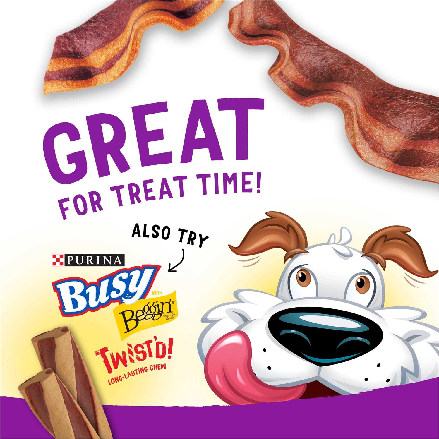 Purina Beggin Hamlets Haunted Handbook of Tricks and Treats Original with Bacon and with Bacon and Cheese Flavor Halloween Dog Treats - Pet Supplies online store