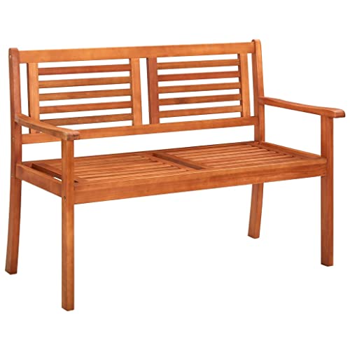 Porch Chair, Park Bench, Patio Bench, Wooden Garden Bench, All Weather Outdoor Sofa, Indoor/Outdoor Picnic Party Camping Dining Seat,2-Seater Patio Bench with Cushion 47.2