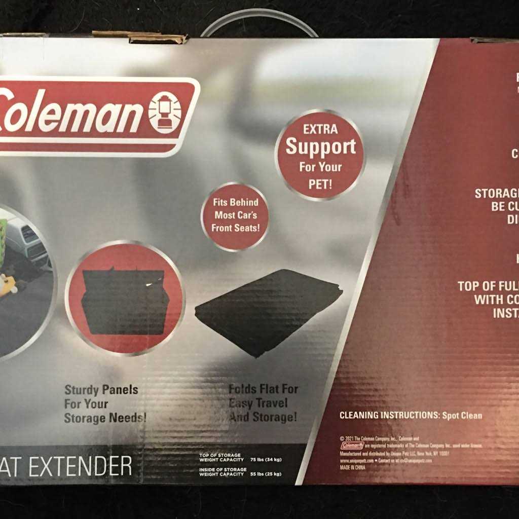Coleman Dog Seat Storage Extender - Pet Supplies online store
