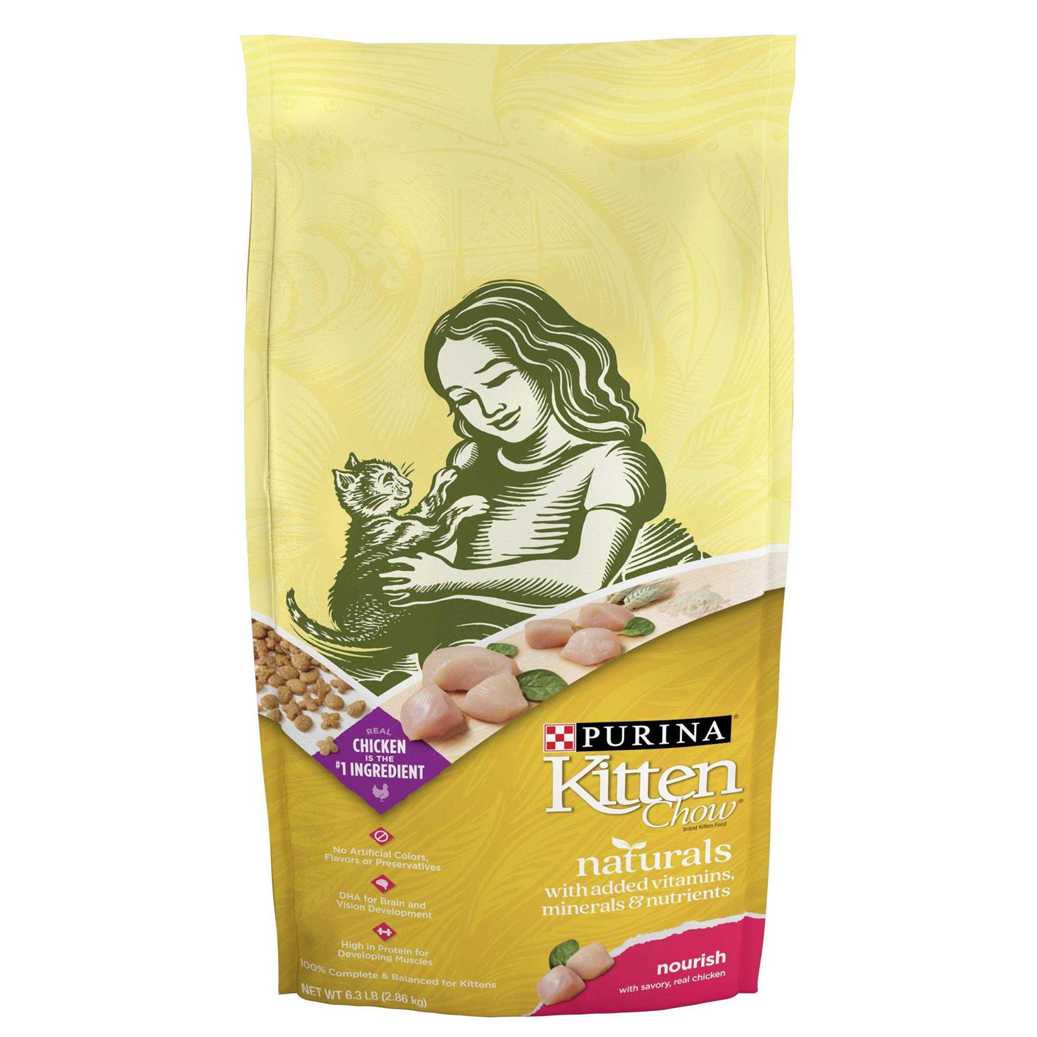 Purina Kitten Chow Naturals Cat Dry Food - Pet Supplies online store
