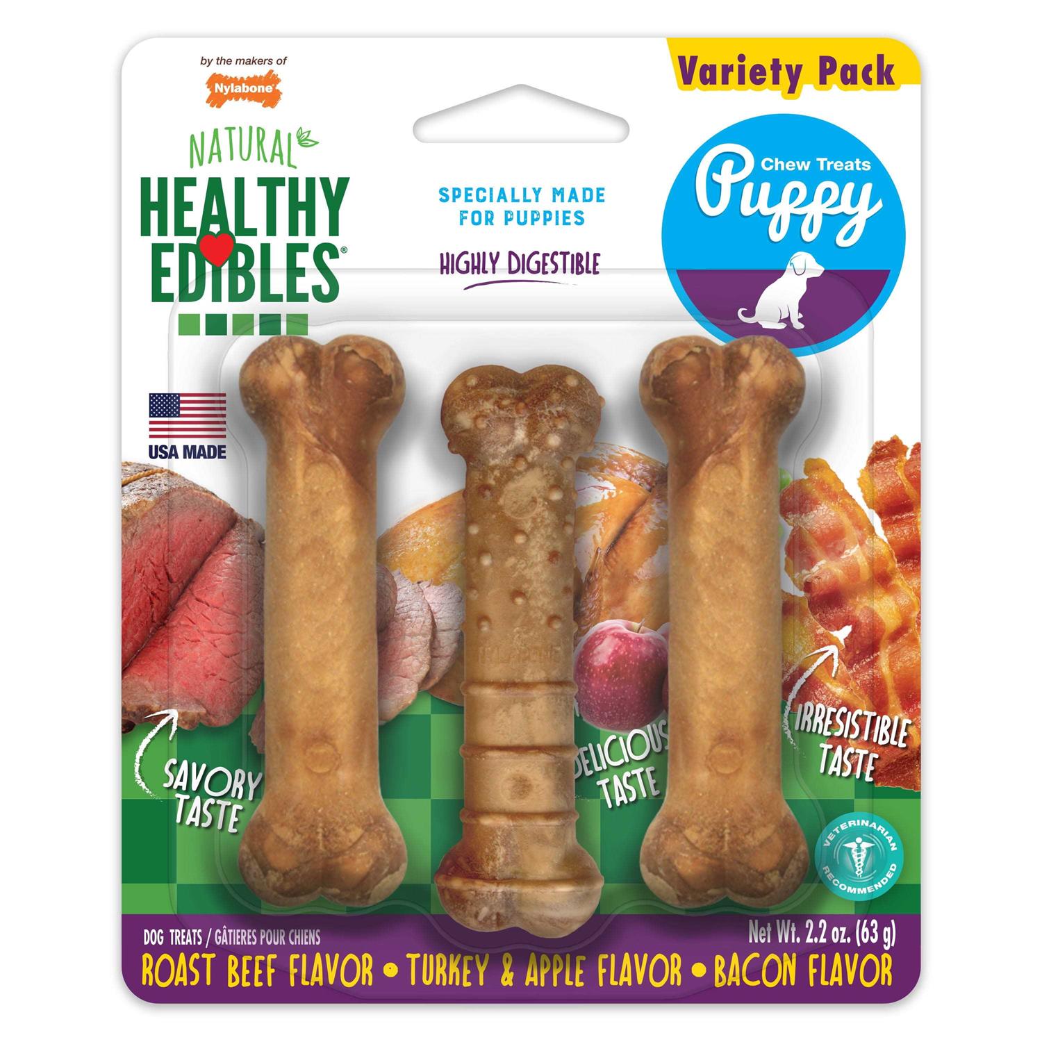 Nylabone Healthy Edibles Puppy Chew Treats - Pet Supplies online store