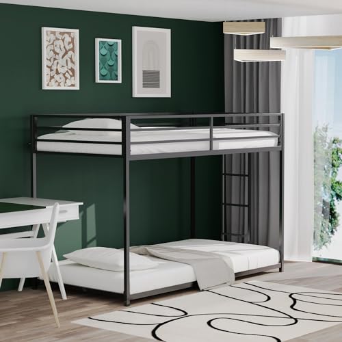 Bed Frame for Two People, Black Bed Frame, Bed Frame, Double Layered Bed Frame, Metal Bed Frame