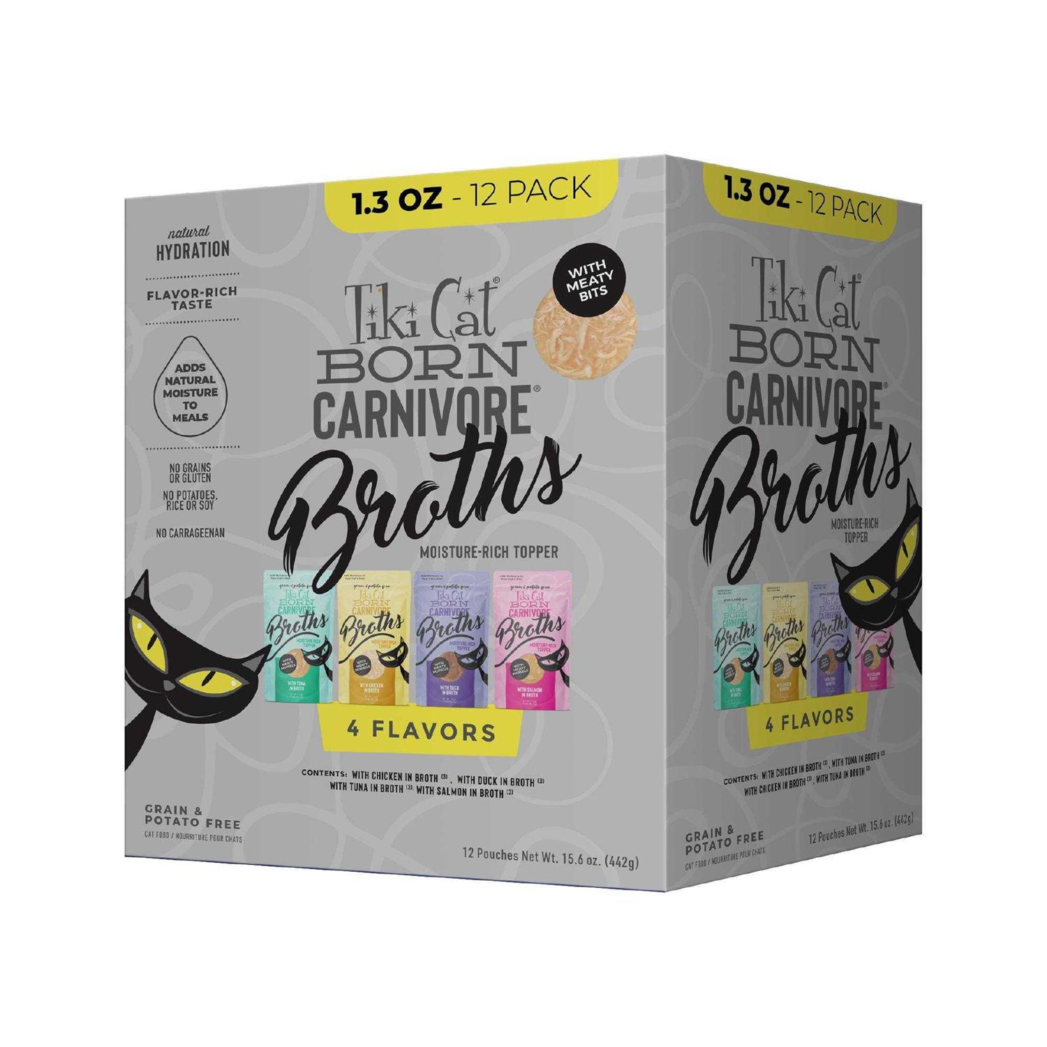 Tiki Cat Broth Variety Pack Wet Cat Food - Pet Supplies online store