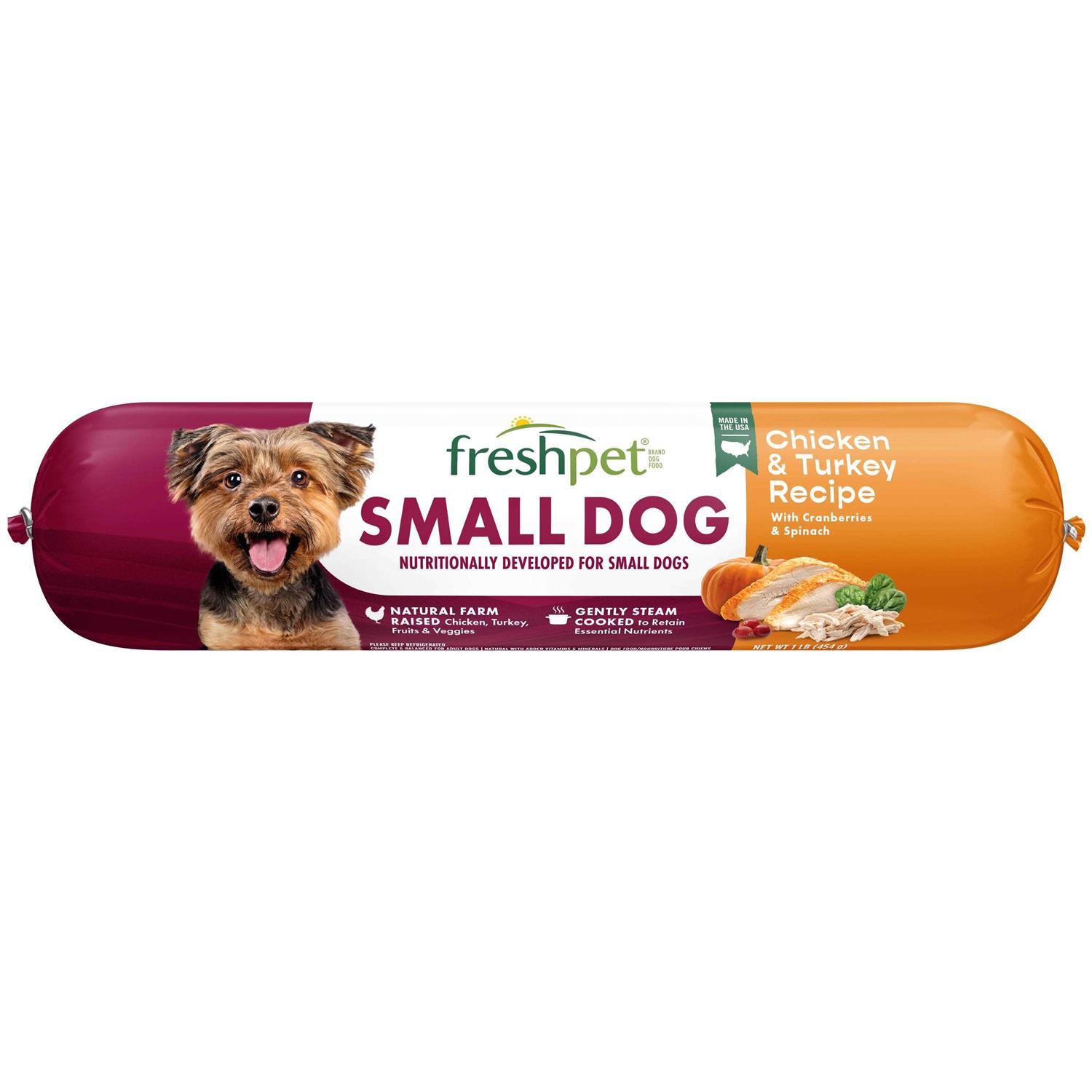 Freshpet Select Chicken & Turkey Recipe Small Dog Food - Pet Supplies online store