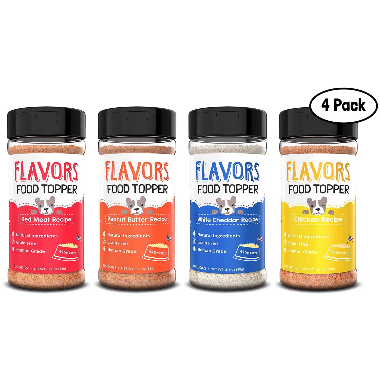 Beaumont Basics Flavors Food Topper for Dogs All 4 Recipes Gift Pack - Pet Supplies online store