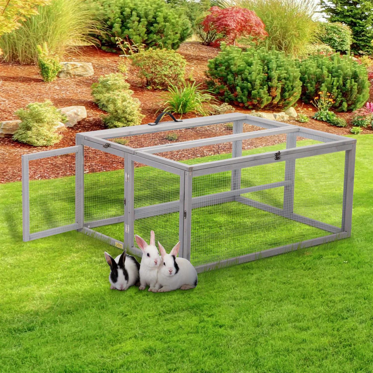 Coziwow Chicken Coop & Roosting Bar Small Pet Hutch - Pet Supplies online store