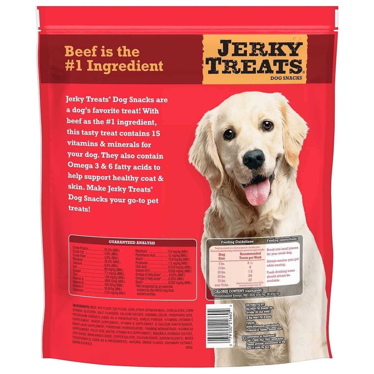 Jerky Treats Tender Beef Strips Dog Snacks - Pet Supplies online store