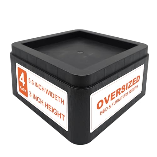 Bed Risers, Oversized Furniture Risers Fit Up to 5.5