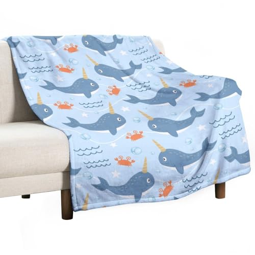 Dinosaurs Blanket, Throw Blanket for Sofa Couch Chair Bed Office, Soft Warm Bed Blanket Plush Throw for Bedroom Birthday Home Living Room Decor 55