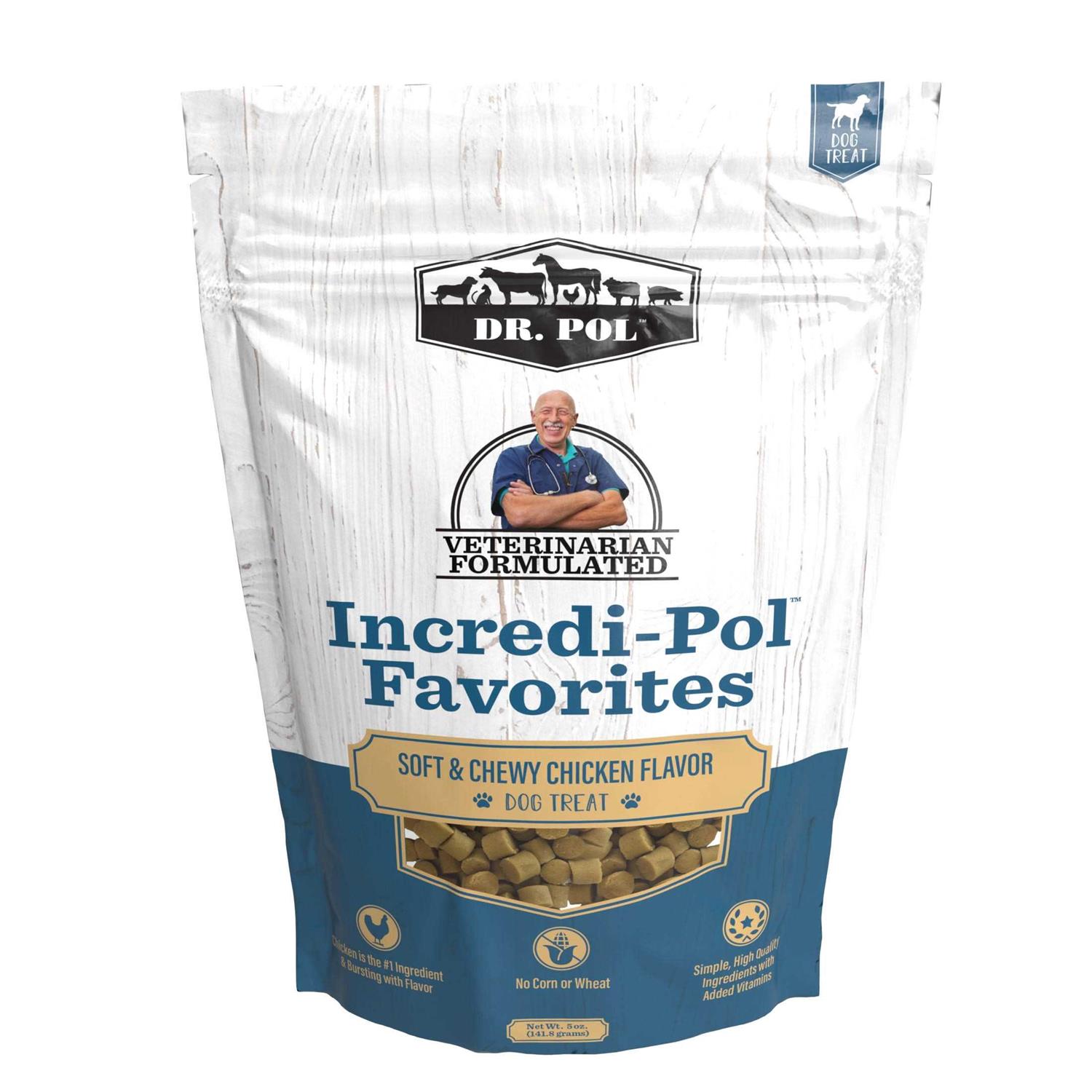 Dr. Pol Incredi-Pol Favorites Chicken Flavor Soft and Chewy Dog Treats - Pet Supplies online store