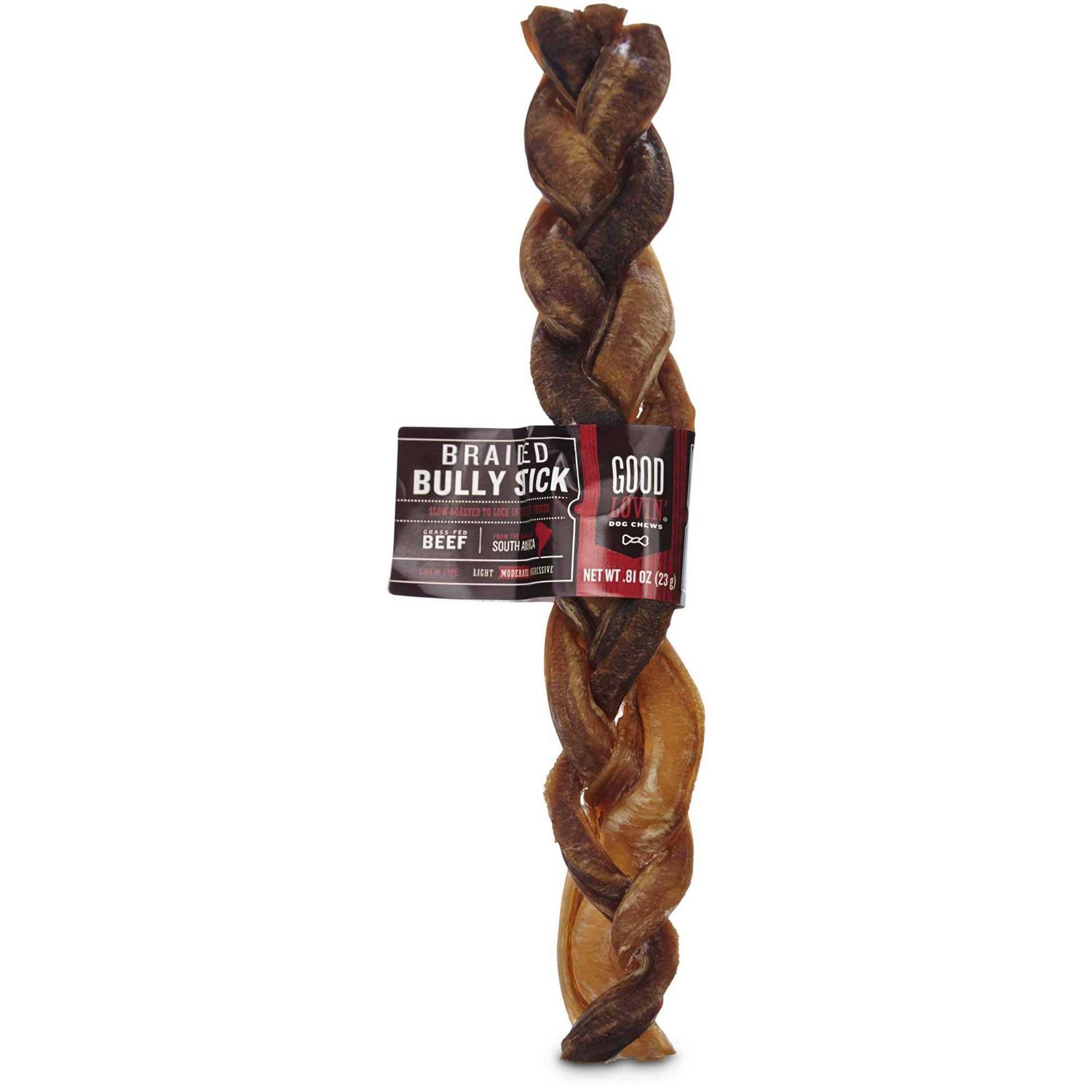 Good Lovin' Braided Bully Stick Dog Chew - Pet Supplies online store