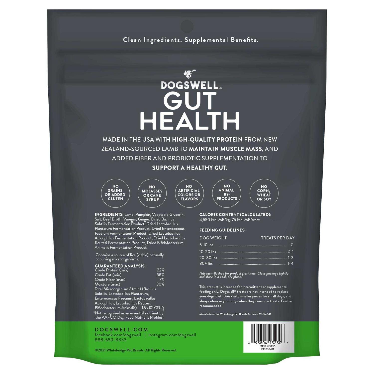 Dogswell Gut Health Jerky Lamb Dog Treats - Pet Supplies online store