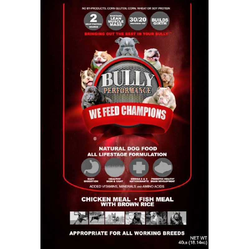 Bully Performance BP16932 All Life Stage Dog Feed Bag44 - Pet Supplies online store