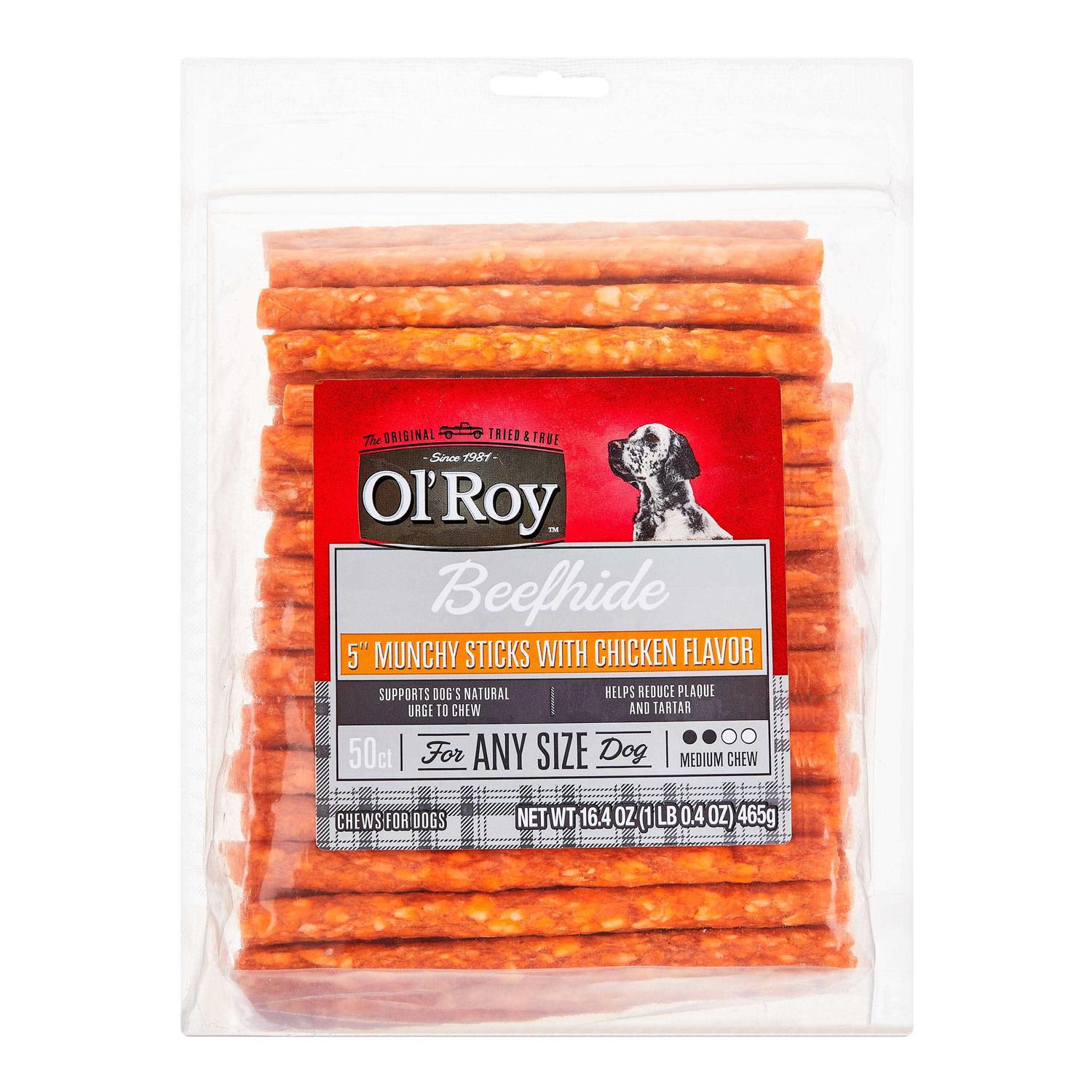 Ol' Roy 5 Munchy Sticks with Chicken Flavor - Pet Supplies online store