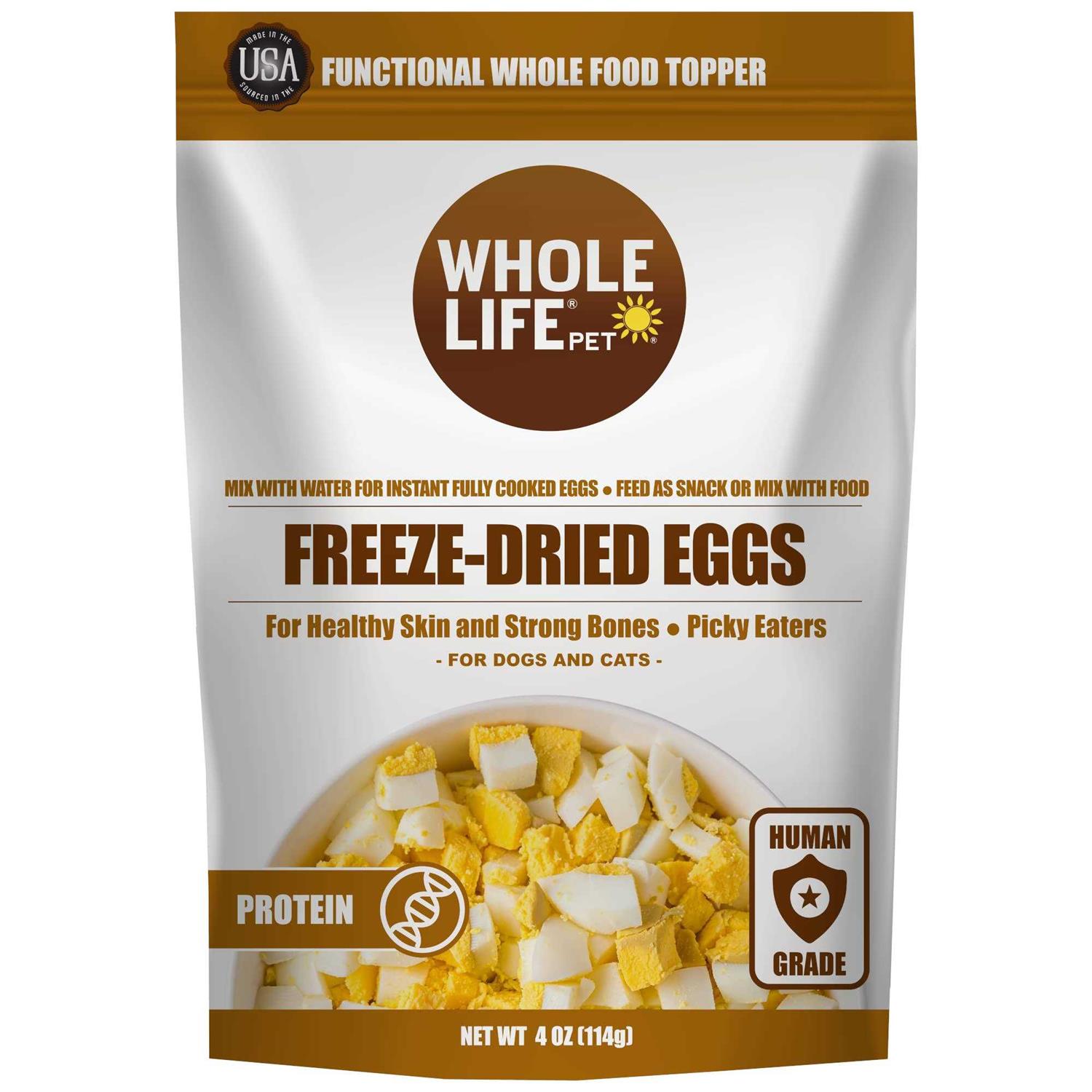 Whole Life Freeze-Dried Eggs Dog & Cat Treats - Pet Supplies online store