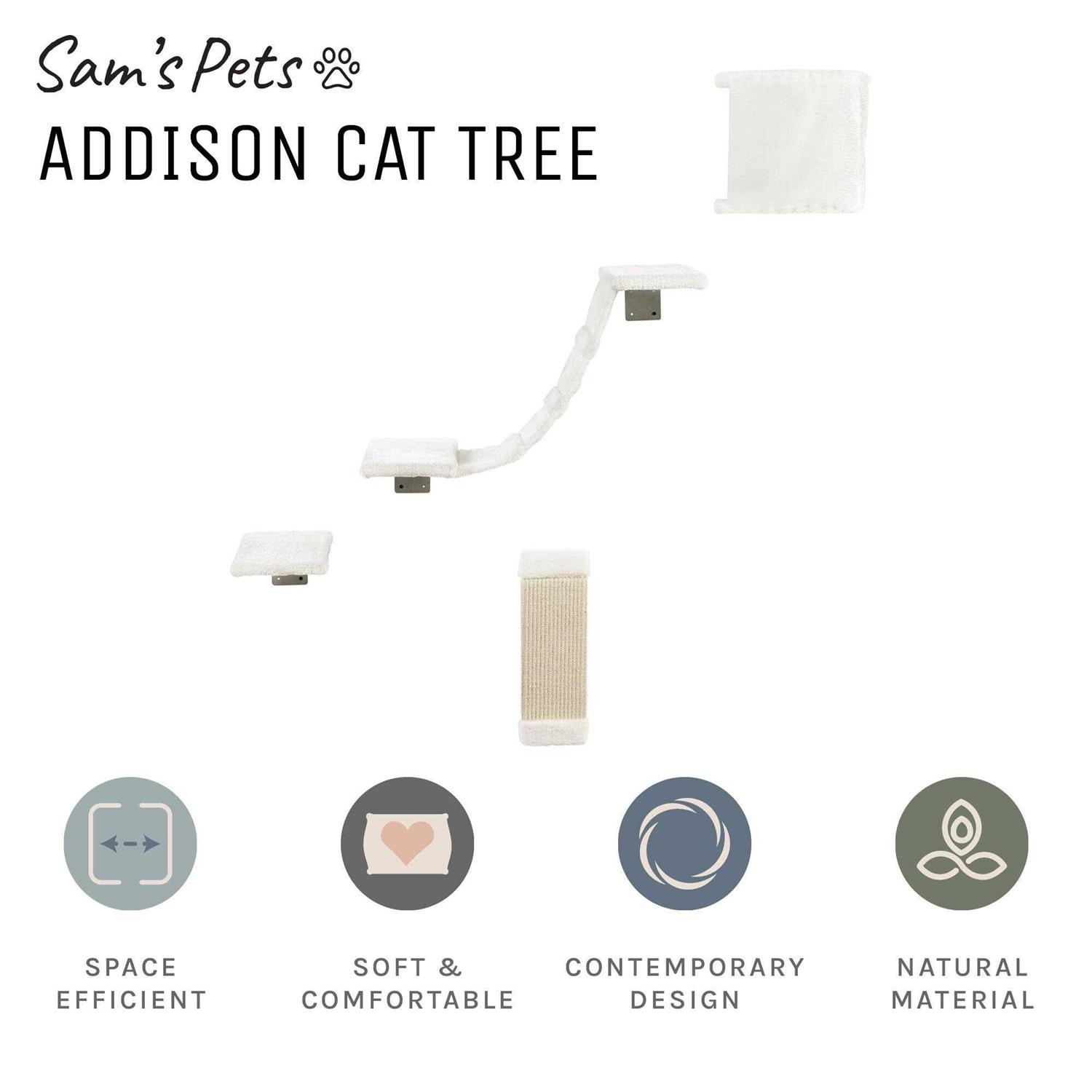Sam's Pets Addison Wall Climber Cat Tree - Pet Supplies online store