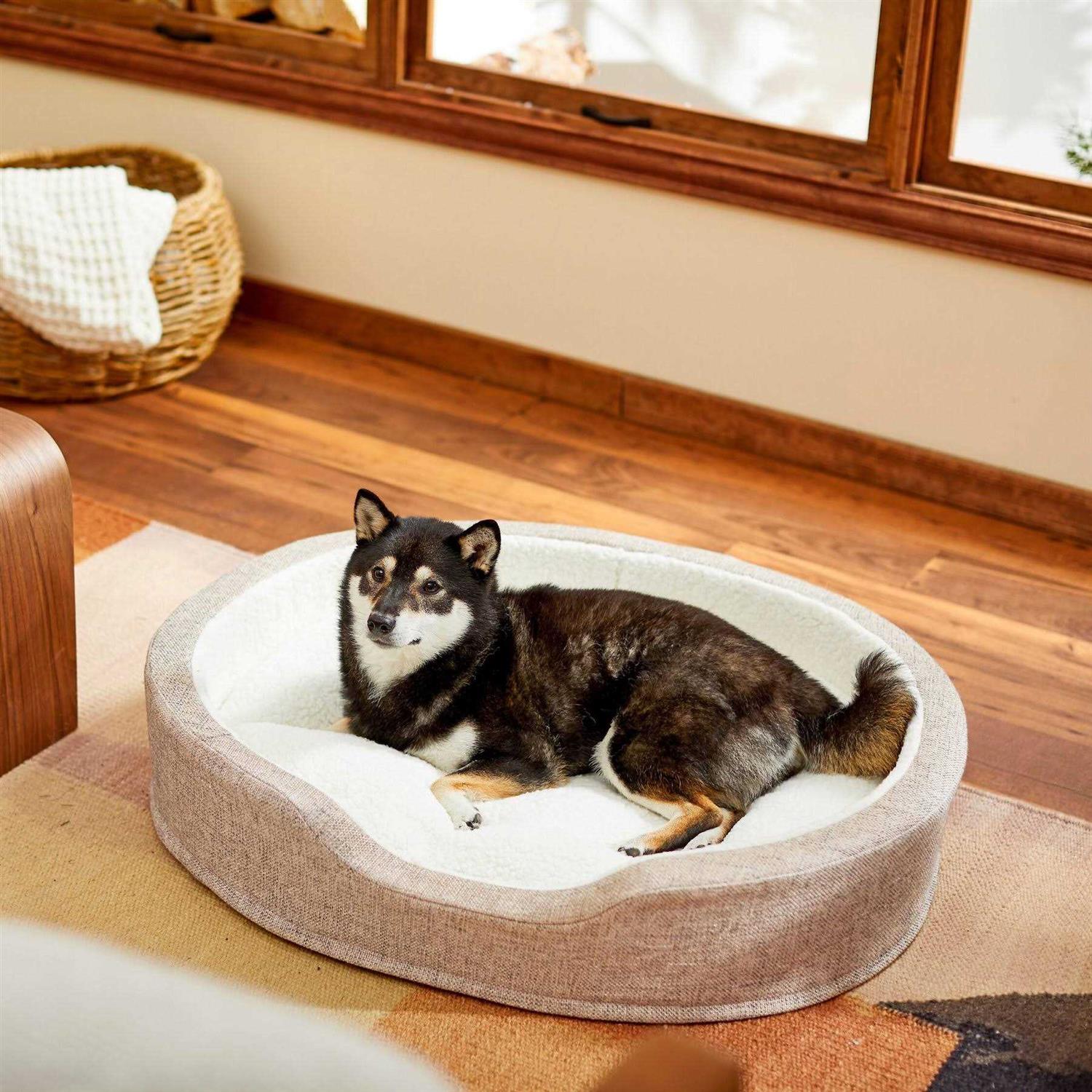 Frisco Bolster Cat Dog Bed - Pet Supplies online store