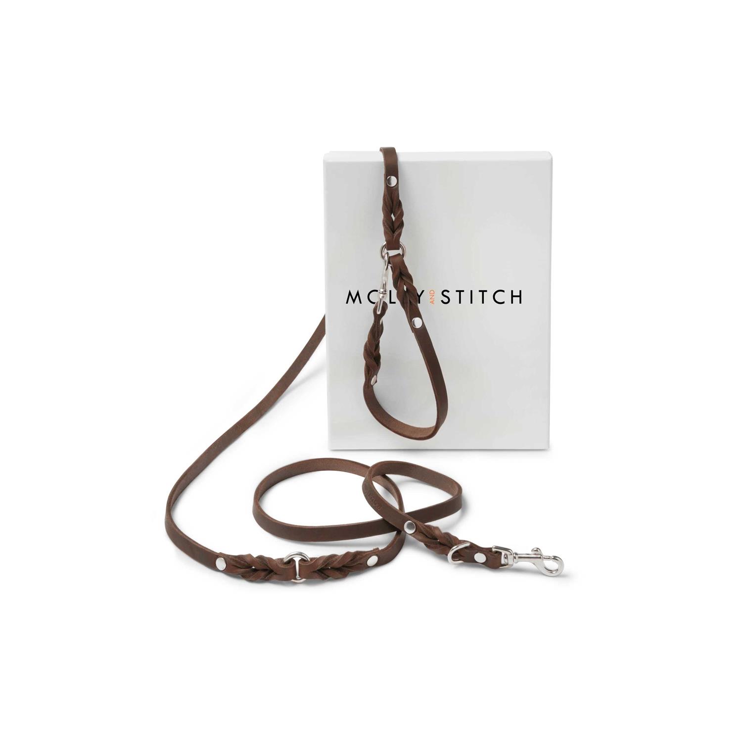 Butter Leather 3x Adjustable Dog Leash Molly And Stitch US - Pet Supplies online store