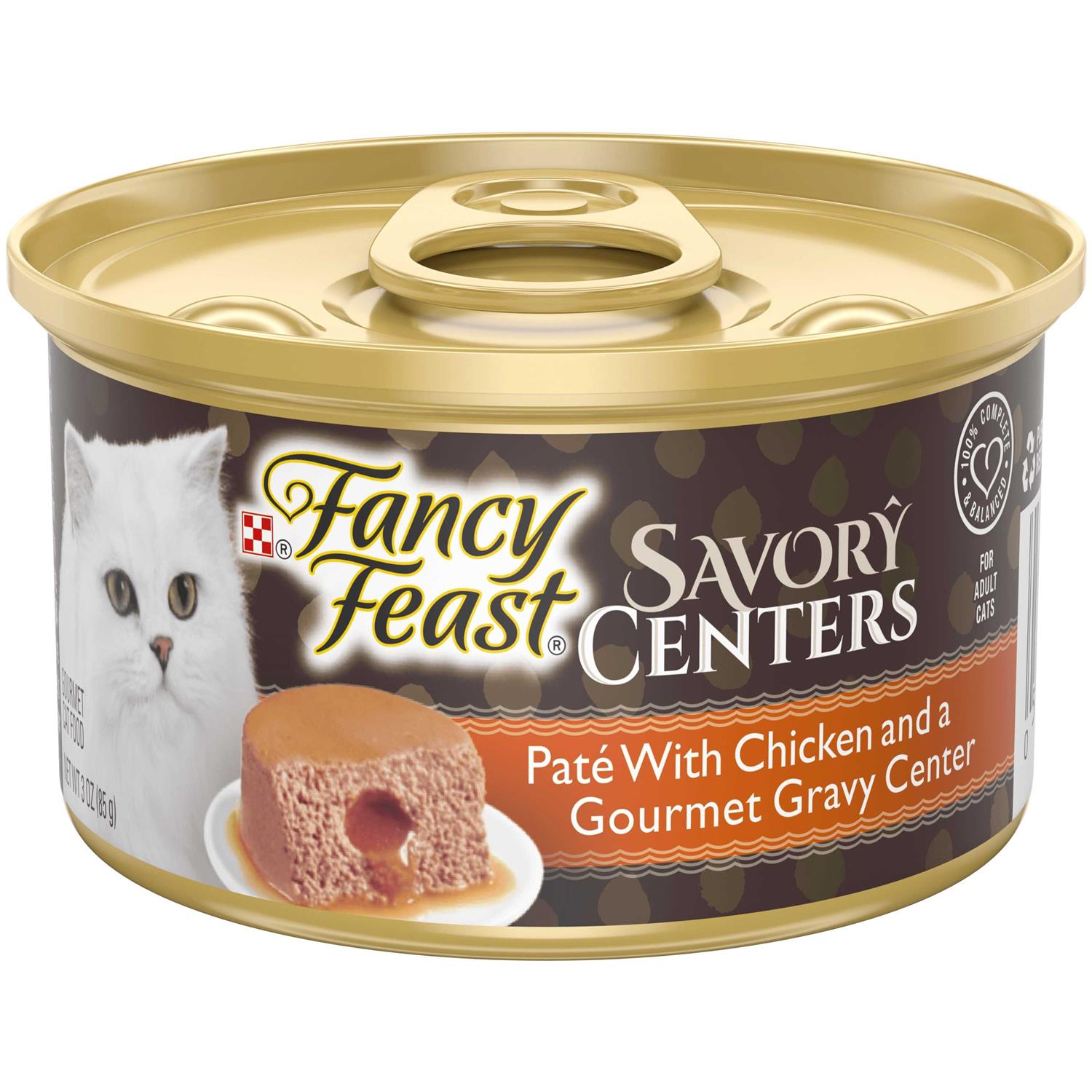 Fancy Feast Savory Centers Chicken Canned Cat Food, 3-oz, case of 24 - Pet Supplies online store
