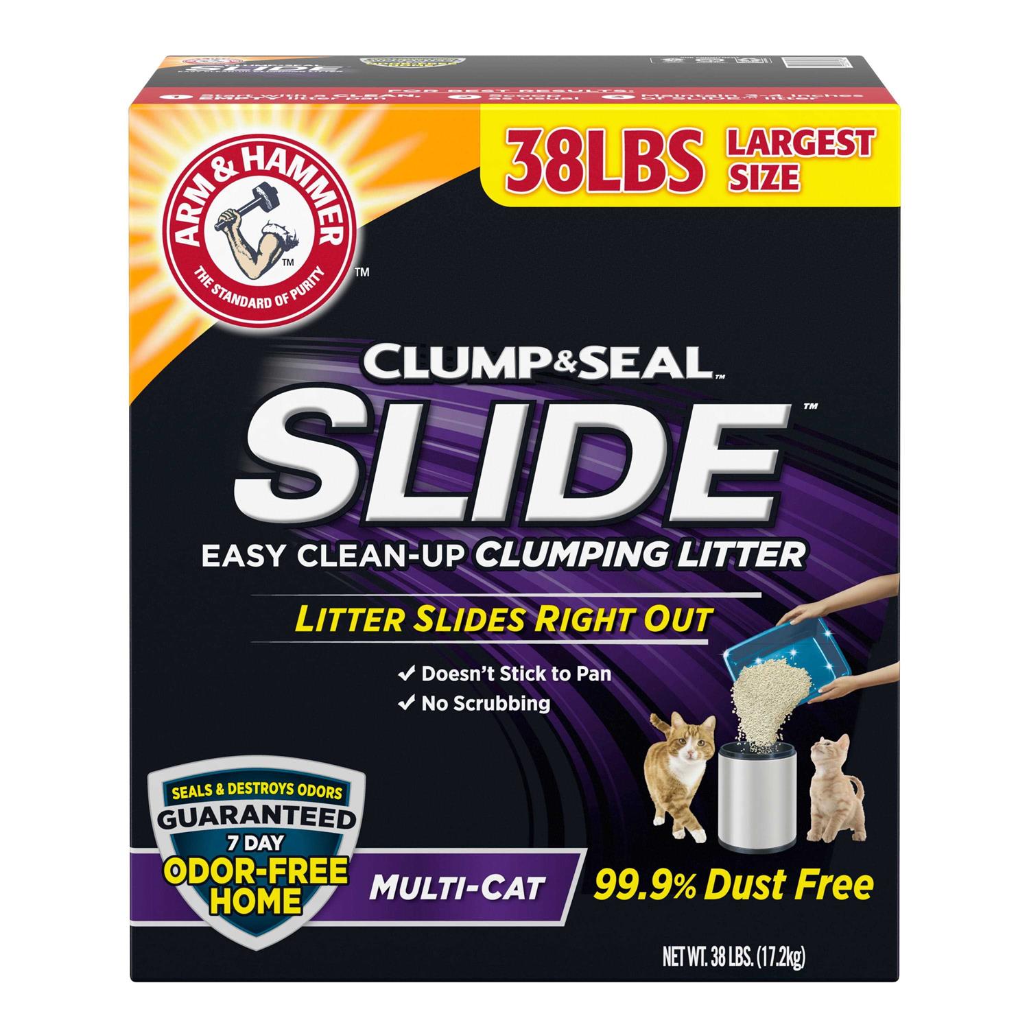 Arm & Hammer Slide Easy Clean-Up Clumping Cat Litter - Pet Supplies online store