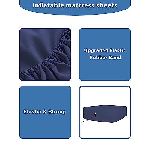 Bedecor Air Bed Sheets for Mattress Cover Removable Bed and Elastic Band Super Soft and Breathable & Deep up to 21