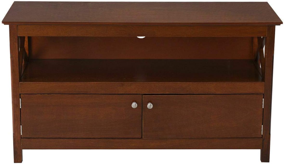 TV Stand Console Wooden Storage Cabinet Shelf Media Center Television Stand 44