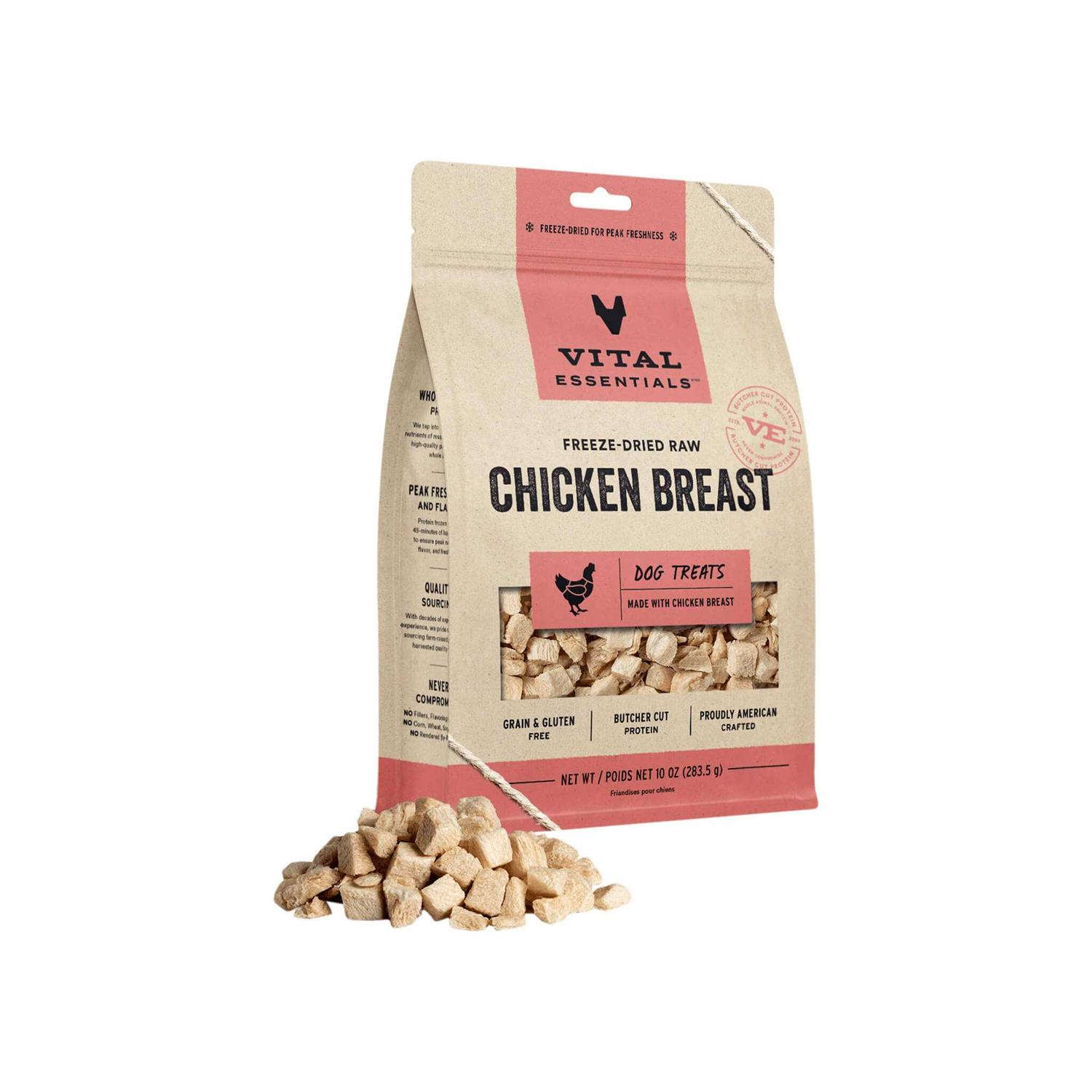 Vital Essentials Dog Treats Freeze Dried Chicken Breast - Pet Supplies online store