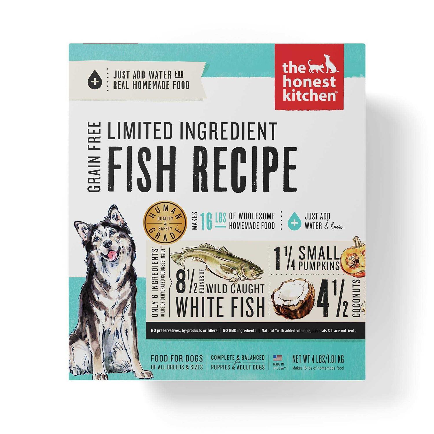 The Honest Kitchen Dehydrated Limited Ingredient Fish Dog Food - Pet Supplies online store