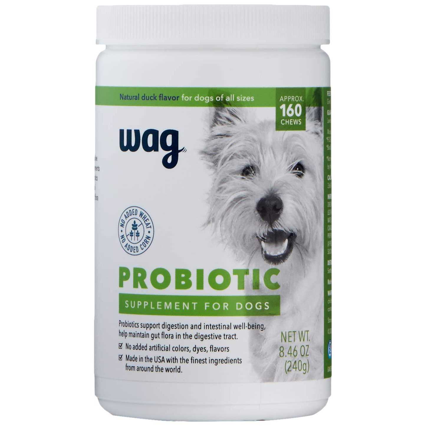 Amazon Brand Wag Probiotic Supplement Chews for Dogs - Pet Supplies online store