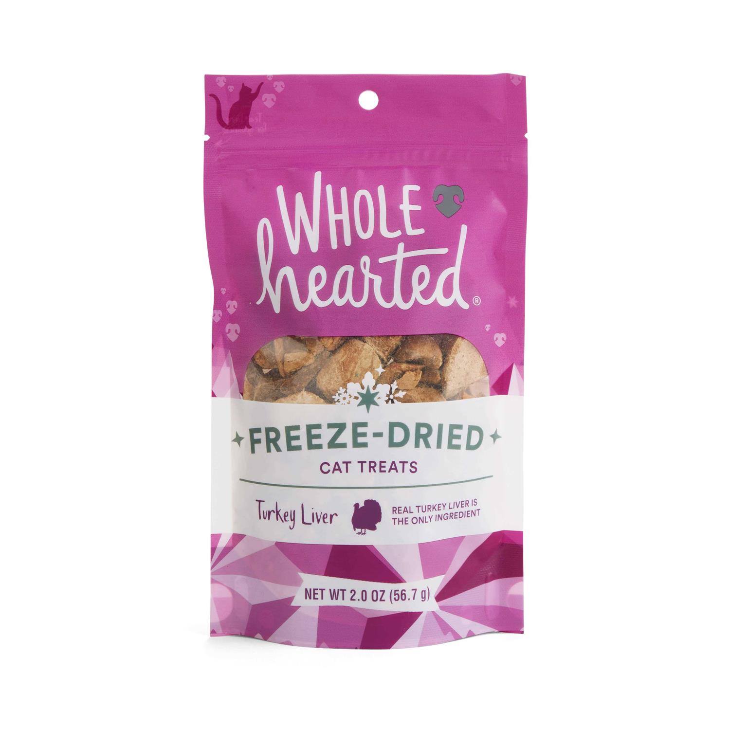 WholeHearted Turkey Liver Freeze-Dried Cat Treats - Pet Supplies online store
