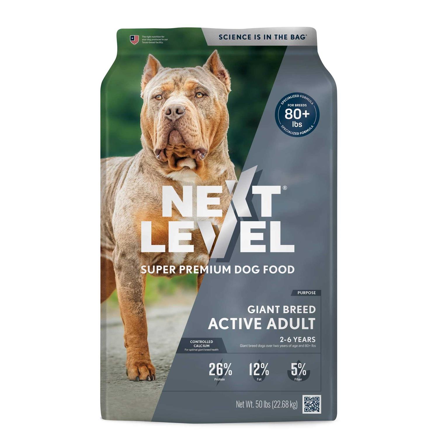 Next Level Giant Breed Active Adult Dry Dog Food - Pet Supplies online store