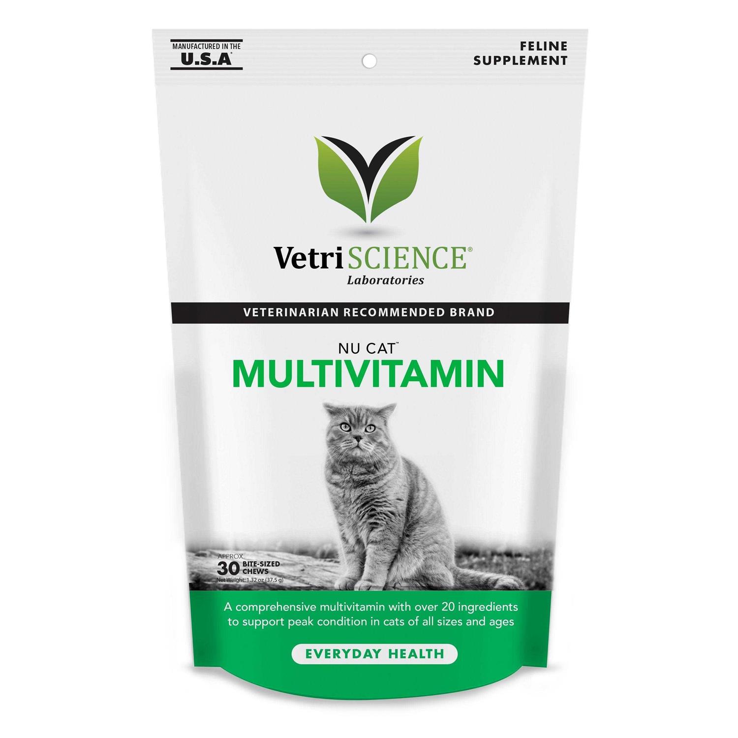 VetriScience Nu Cat Multivitamin - Pet Supplies online store