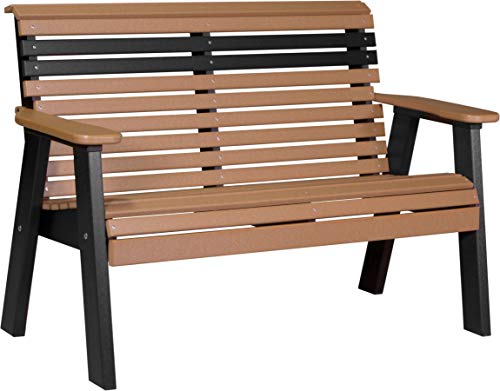 LuxCraft 4' Plain Bench - Available in 16 Colors