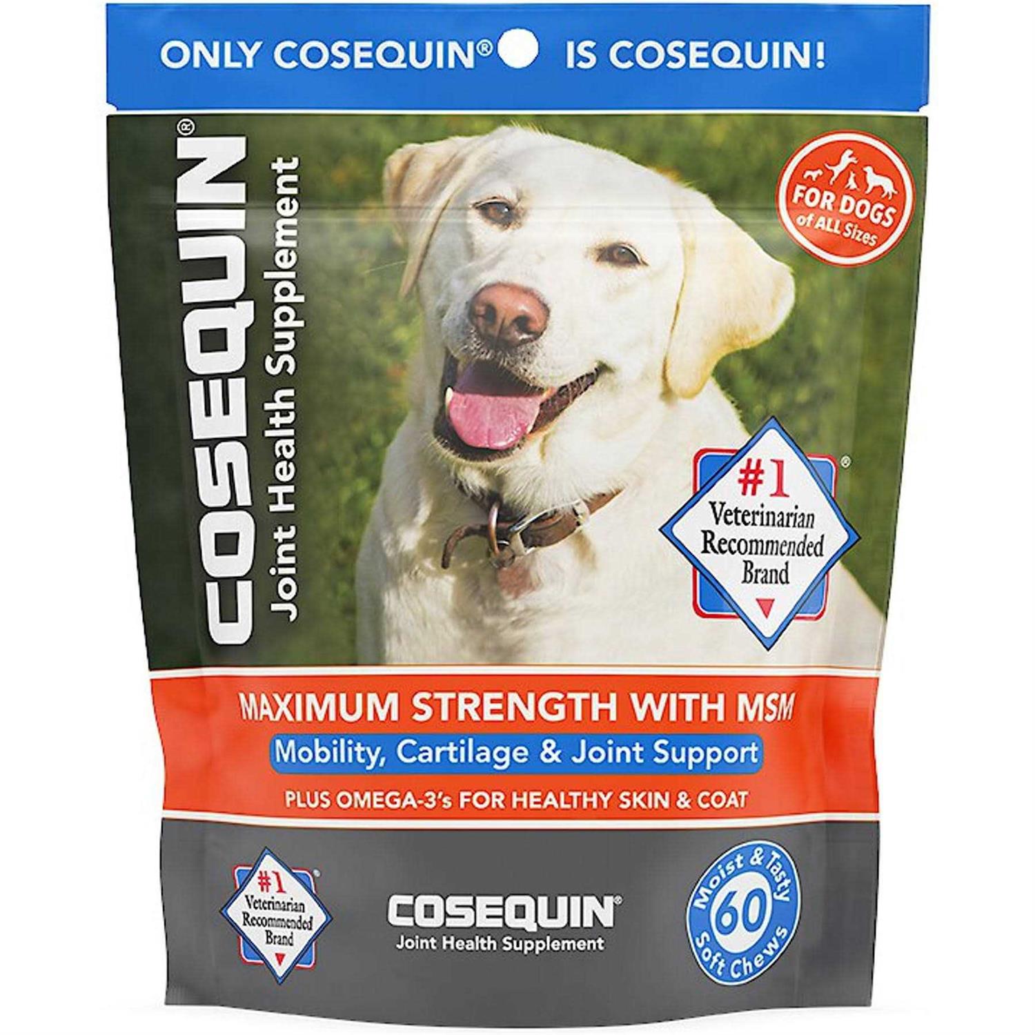 Cosequin Soft Chews with MSM Plus Omega-3s for Dogs - Pet Supplies online store