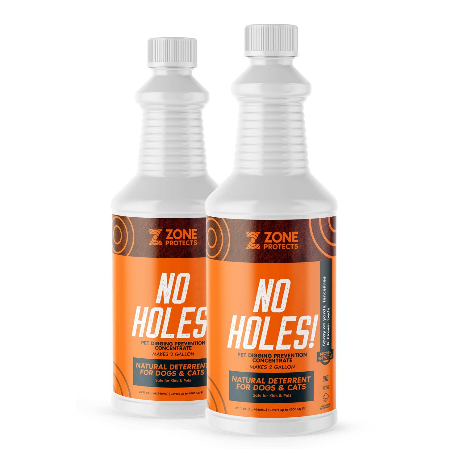 Zone Protects No Holes! Digging Dog Prevention Concentrate Bundle - Pet Supplies online store
