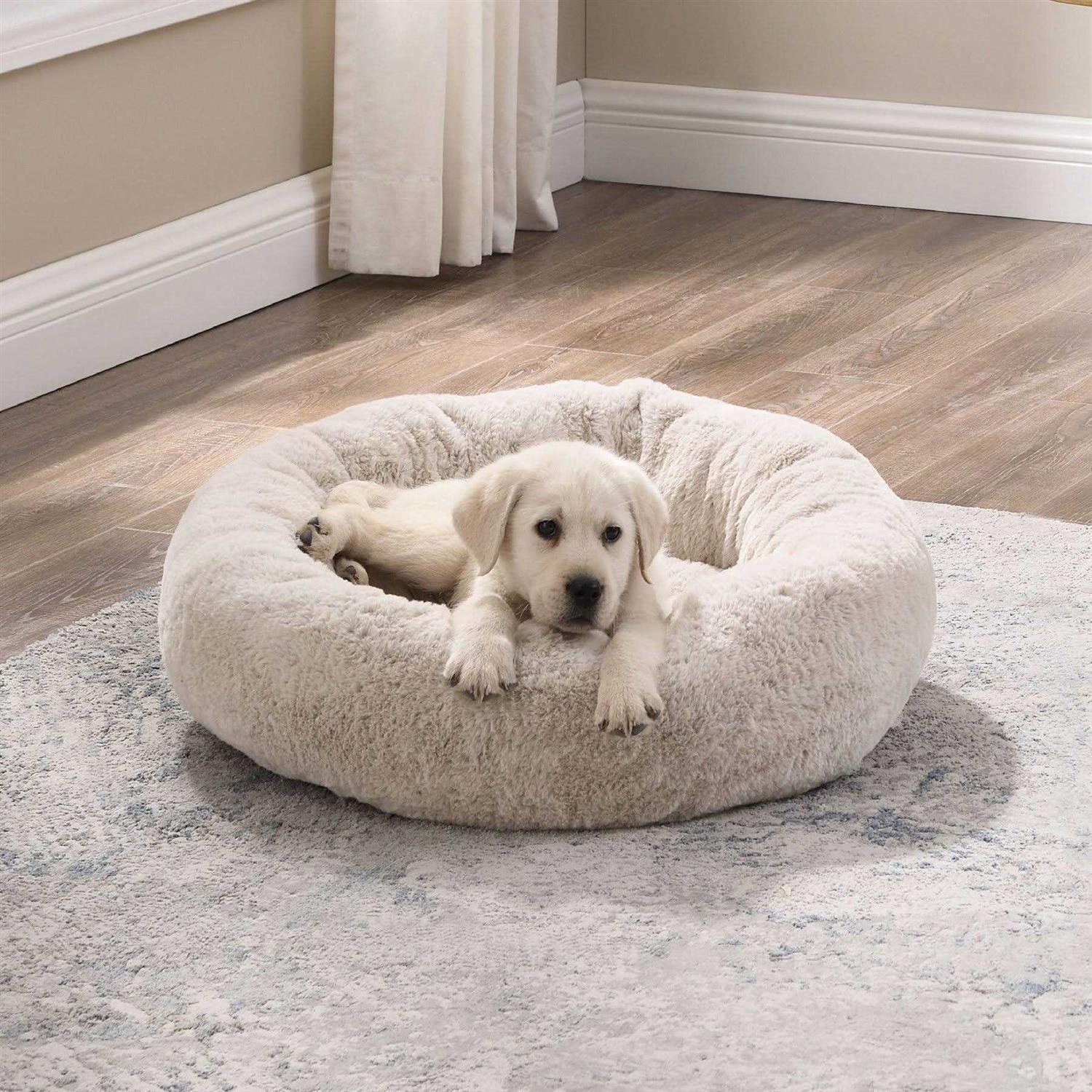 Best Friends by Sheri SnuggleSoft Faux Rabbit Fur Memory Foam Calming Bed - Pet Supplies online store