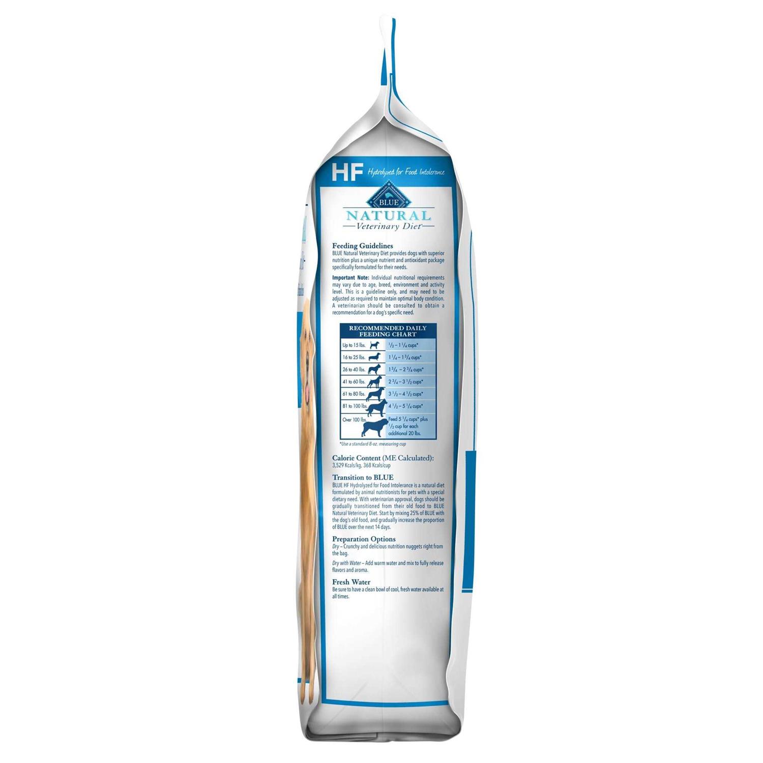 Blue Buffalo Natural Veterinary Diet HF Hydrolyzed for Food Intolerance Dry Dog Food - Pet Supplies online store